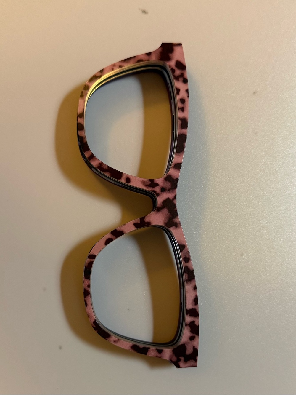 Harper pink marble tortoise toppers pair eyewear